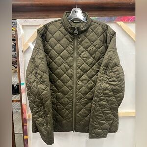 Barbour International Steve McQueen Collection Quilted Zip Jacket Large